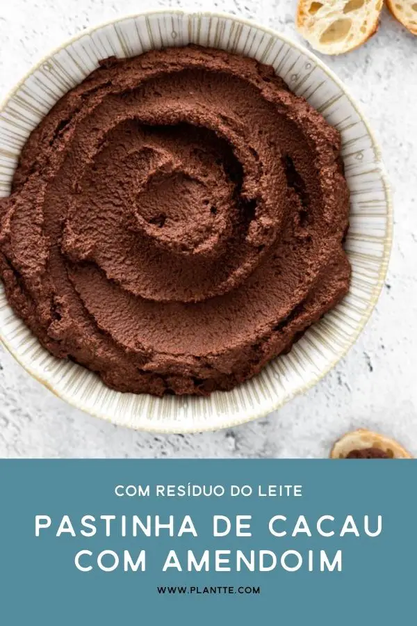 pastinha de cacau com amendoim